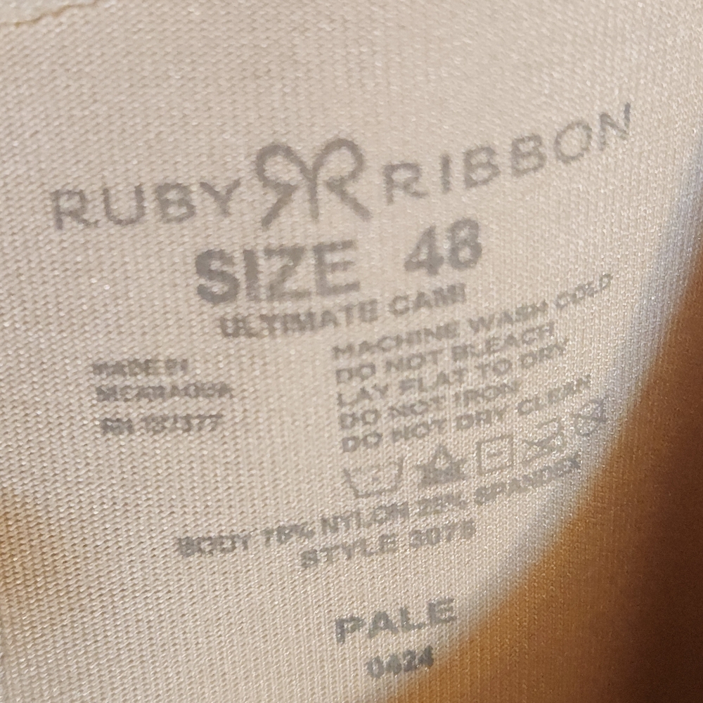 Ruby Ribbon 🎀 Ultimate size 48 PALE - Picture 3 of 5